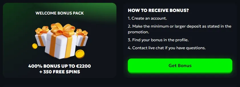 Spinmills Casino Welcome Bonus Activation Process